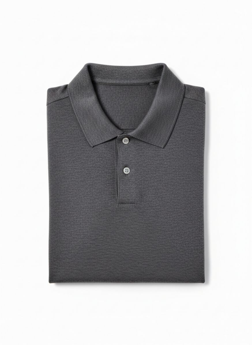 Cashmere-Silk Blend Polo Shirt
